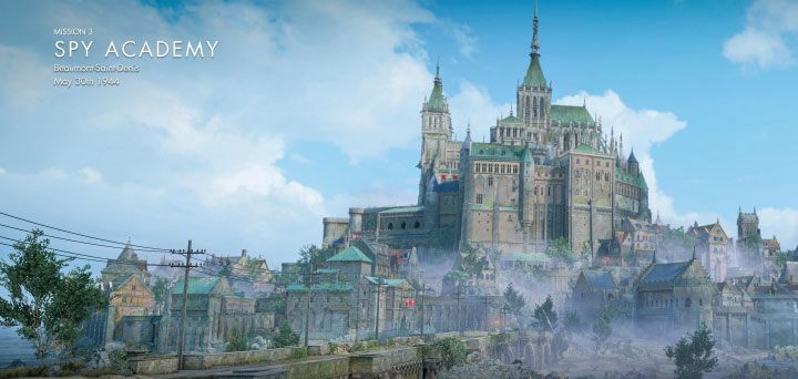 The Beaumont-Saint-Denis Monastery on the island is the most important place in the third mission of Sniper Elite 5 - Sniper Elite 5: Mission 3 (Spy Academy) map and description of the location - Mission 3 - Spy Academy - Sniper Elite 5 Guide, Walkthrough