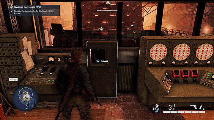 The plan to sabotage the furnace is to overload it - Sniper Elite 5: Sabotaging the factory (Mission 4) - walkthrough - Mission 4 - War Factory - Sniper Elite 5 Guide, Walkthrough