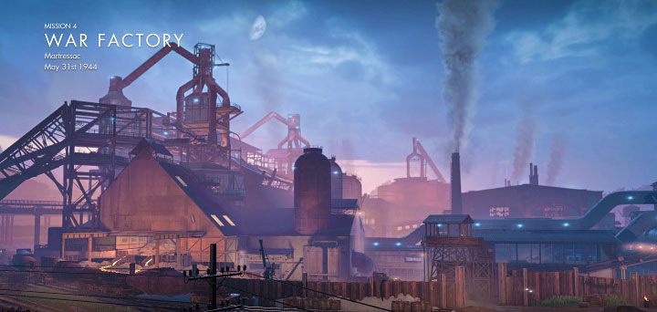 The setting for the fourth stage of Sniper Elite 5 is the titular Martressac war factory - Sniper Elite 5: Mission 4 (War Factory) map and description - walkthrough - Mission 4 - War Factory - Sniper Elite 5 Guide, Walkthrough