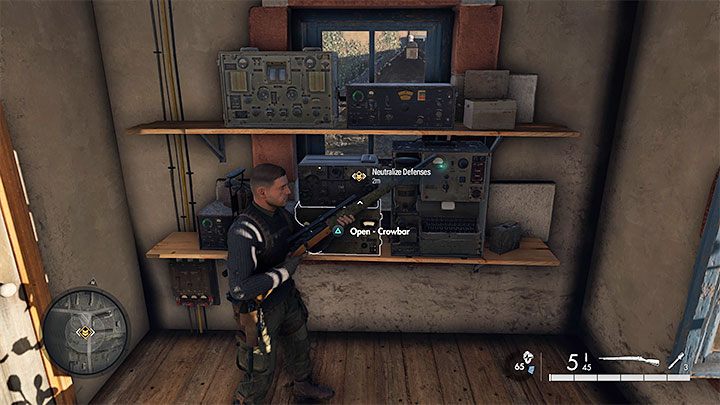 The command center is the town's main buildings - you can recognize it thanks to the flags - Sniper Elite 5: Liberating the southern town (mission 6) - walkthrough - Mission 6 - Liberation - Sniper Elite 5 Guide, Walkthrough