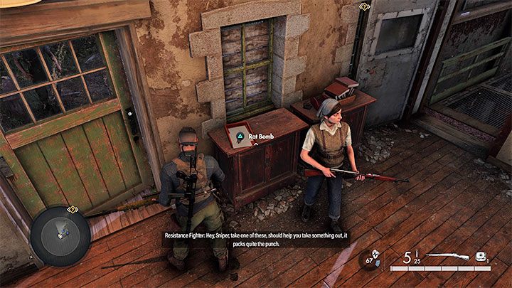 If you want to complete the Kill List Target challenge in Mission 4, you have to eliminate Matthaus Ehrlich with a Rat Bomb - Sniper Elite 5: Kill List Target - Matthaus Ehrlich (Mission 4) - walkthrough - Mission 4 - War Factory - Sniper Elite 5 Guide, Walkthrough