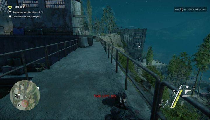 Once this is done, you will find out that there is another action and you only have 120 seconds to do that - Cut Off | Act 1 | Walkthrough - Act 1 - Sniper: Ghost Warrior 3 Game Guide