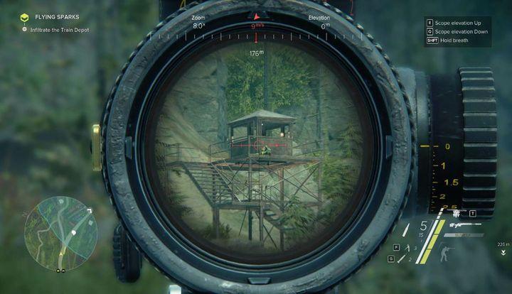 Accept the mission by using your laptop in the hideout and reach the train station marked on your map - Flying Sparks | Act 1 | Walkthrough - Act 1 - Sniper: Ghost Warrior 3 Game Guide