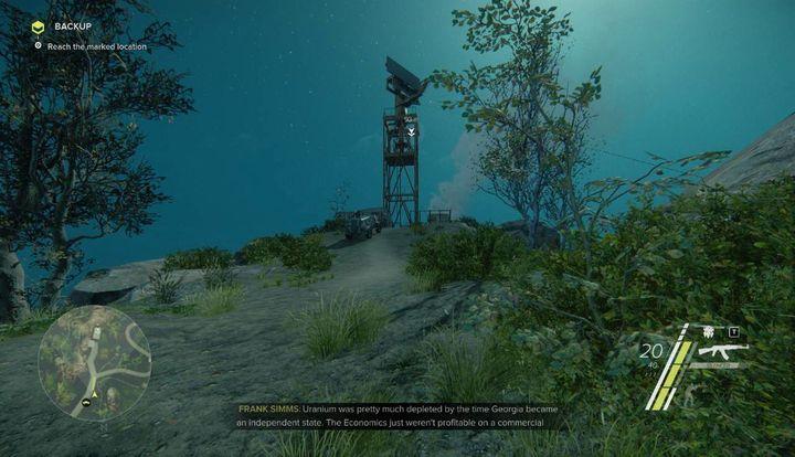 You will have to go back to your hideout and use the laptop to begin your next mission - Backup | Act 2 | Walkthrough - Act 2 - Sniper: Ghost Warrior 3 Game Guide