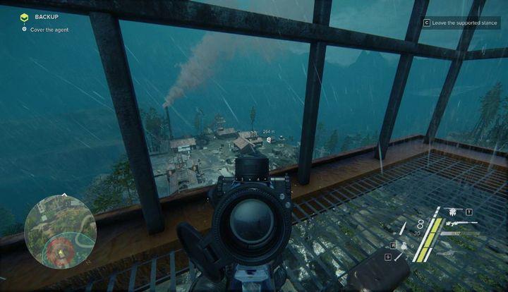 Your task is to cover one of your allies, while he will be infiltrating the facility - Backup | Act 2 | Walkthrough - Act 2 - Sniper: Ghost Warrior 3 Game Guide