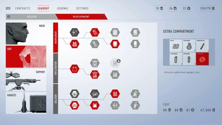 Character development is not difficult, but will allow you to adapt the character to your style of play. - Sniper Ghost Warrior Contracts: Character development - Sniper Ghost Warrior Contracts: Basics - Sniper Ghost Warrior Contracts Guide
