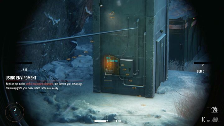 Shoot the fuse box to distract all enemies. - Sniper Ghost Warrior Contracts: Altai Mountains Walkthrough - Sniper Ghost Warrior Contracts: Walkthrough - Sniper Ghost Warrior Contracts Guide