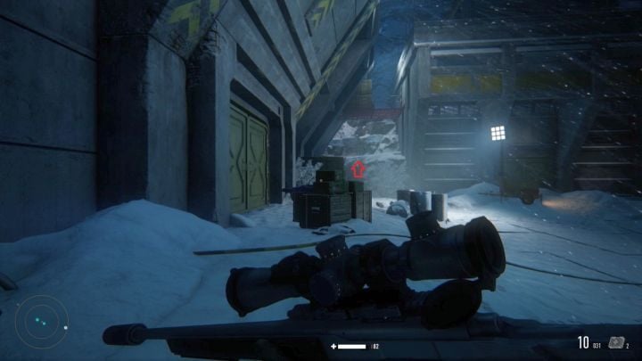 To get inside, youll have to climb up a bit - in front of you theres a place which you can grab. - Sniper Ghost Warrior Contracts: Altai Mountains Walkthrough - Sniper Ghost Warrior Contracts: Walkthrough - Sniper Ghost Warrior Contracts Guide