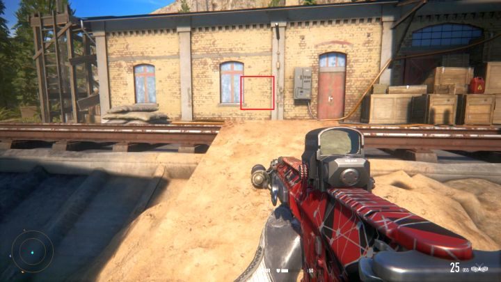 The poster should be in the highlighted red place. - Sniper Ghost Warrior Contracts: Sibirskaya-7 Junction Collectibles - Sniper Ghost Warrior Contracts: Collectibles - Sniper Ghost Warrior Contracts Guide