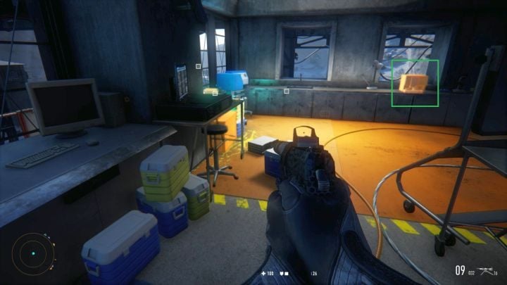 The target of the contract is in a small upper level room. - Sniper Ghost Warrior Contracts: Arakchayev Fortress Walkthrough - Sniper Ghost Warrior Contracts: Walkthrough - Sniper Ghost Warrior Contracts Guide