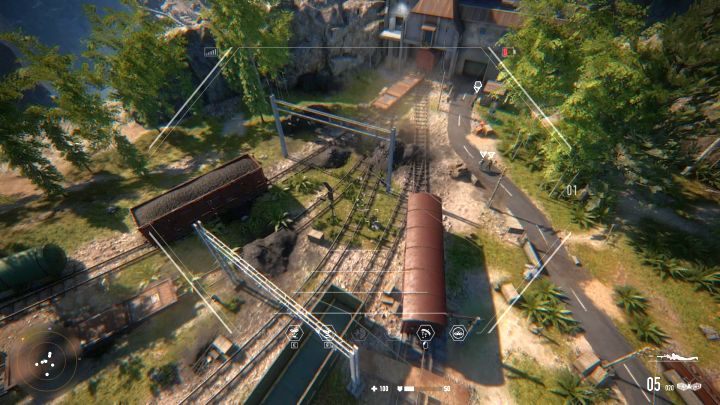 The drone greatly helps in scouting the area. - Sniper Ghost Warrior Contracts: Sibirskaya-7 Junction Walkthrough - Sniper Ghost Warrior Contracts: Walkthrough - Sniper Ghost Warrior Contracts Guide