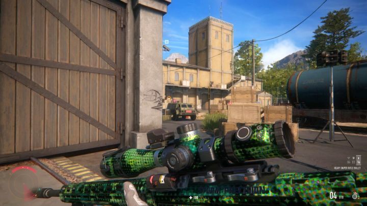 Alikhanow is located in the building in front of you. - Sniper Ghost Warrior Contracts: Sibirskaya-7 Junction Walkthrough - Sniper Ghost Warrior Contracts: Walkthrough - Sniper Ghost Warrior Contracts Guide