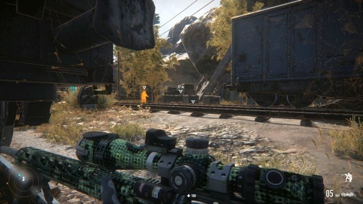 Another place with a jammer - Use Mask Mode to mark nearby enemies. - Sniper Ghost Warrior Contracts: Sibirskaya-7 Junction Walkthrough - Sniper Ghost Warrior Contracts: Walkthrough - Sniper Ghost Warrior Contracts Guide