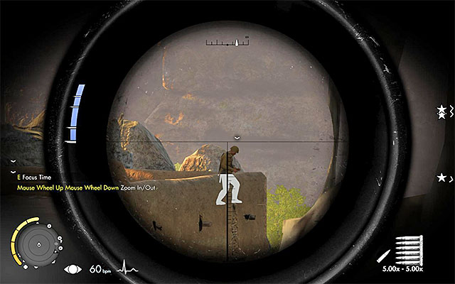 Eliminate the enemies in the camp near the artillery station - Sniper Elite 3 Afrika: Destroying the first artillery station - Sniper Elite 3 Afrika: Mission 3 - Halfaya Pass - Sniper Elite III: Afrika Game Guide