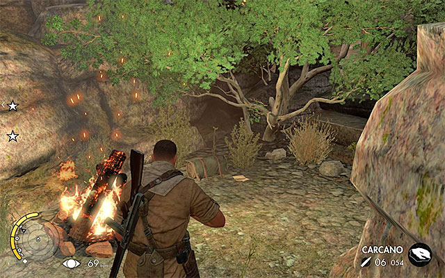 The main flaw of choosing the west part of the village is that you will miss the chance to easily find two secrets - Sniper Elite 3 Afrika: Reaching the central part of the map - Sniper Elite 3 Afrika: Mission 3 - Halfaya Pass - Sniper Elite III: Afrika Game Guide