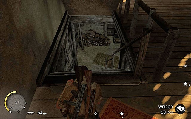 One of the ways to the basement - Sniper Elite 3 Afrika: Exploring the central part of the map - Sniper Elite 3 Afrika: Mission 3 - Halfaya Pass - Sniper Elite III: Afrika Game Guide
