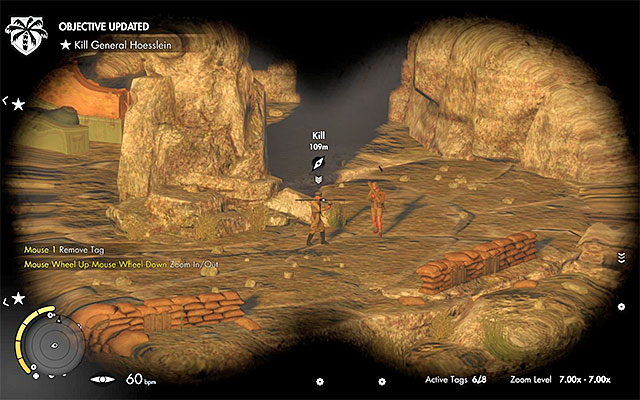 General Hoesslein - Sniper Elite 3 Afrika: Destroying the second artillery station - Sniper Elite 3 Afrika: Mission 3 - Halfaya Pass - Sniper Elite III: Afrika Game Guide