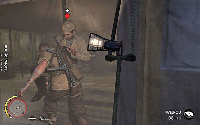 An alarmed enemy can either embark in the direction he saw the player, or immediately attack him. - Sniper Elite 3 Afrika: Staying hidden - Sniper Elite 3 Afrika: Hints - Sniper Elite III: Afrika Game Guide