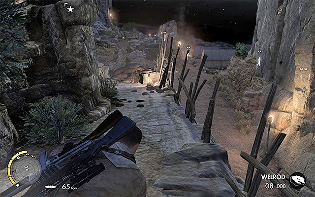 The second Sniper Nest - Sniper Elite 3 Afrika: Approaching the fort - Sniper Elite 3 Afrika: Mission 4 - Fort Rifugio - Sniper Elite III: Afrika Game Guide