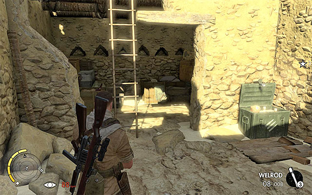 The building with a depot and a diary - Sniper Elite 3 Afrika: Exploration of the old city - Sniper Elite 3 Afrika: Mission 5 - Siwa Oasis - Sniper Elite III: Afrika Game Guide