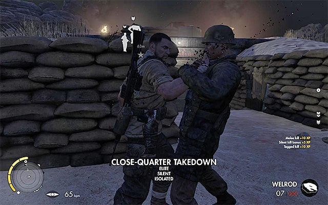 Eliminate successive enemies - Sniper Elite 3 Afrika: Exploration of the eastern part of the airfield - Sniper Elite 3 Afrika: Mission 7 - Pont Du Fahs Airfield - Sniper Elite III: Afrika Game Guide