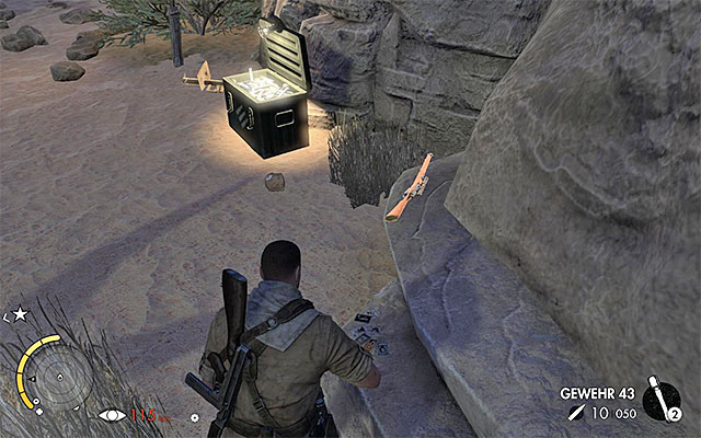 2 - Sniper Elite 3 Afrika: Exploration of the western part of the airfield - Sniper Elite 3 Afrika: Mission 7 - Pont Du Fahs Airfield - Sniper Elite III: Afrika Game Guide