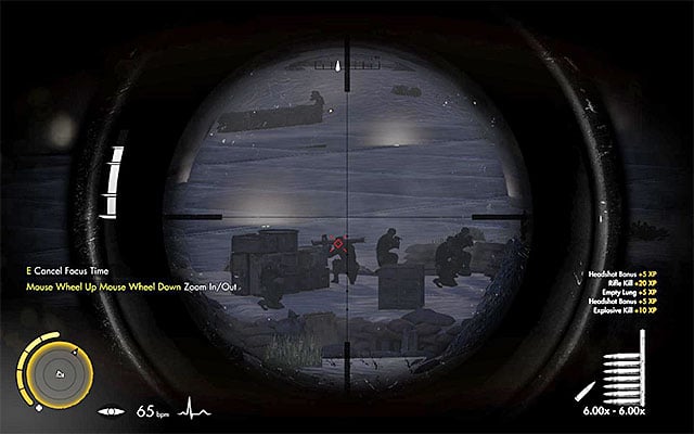 Further into the fights in the airfield, there start appearing enemies with RPGs and an example soldier of this type has been shown in the above screenshot - Sniper Elite 3 Afrika: Covering the allies - Sniper Elite 3 Afrika: Mission 7 - Pont Du Fahs Airfield - Sniper Elite III: Afrika Game Guide