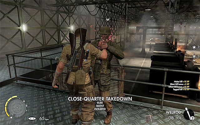 Kill the successive enemies and keep an eye out for collectibles - Sniper Elite 3 Afrika: Destroying the first transformer - Sniper Elite 3 Afrika: Mission 8 - Ratte Factory - Sniper Elite III: Afrika Game Guide