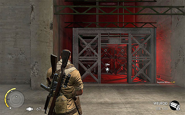 The cargo lift - Sniper Elite 3 Afrika: Reaching the cargo lift - Sniper Elite 3 Afrika: Mission 8 - Ratte Factory - Sniper Elite III: Afrika Game Guide
