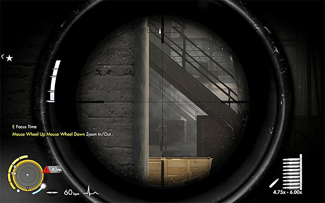 Kill the soldiers that reached here with the halftrack - Sniper Elite 3 Afrika: Planting an explosive on the tank - Sniper Elite 3 Afrika: Mission 8 - Ratte Factory - Sniper Elite III: Afrika Game Guide