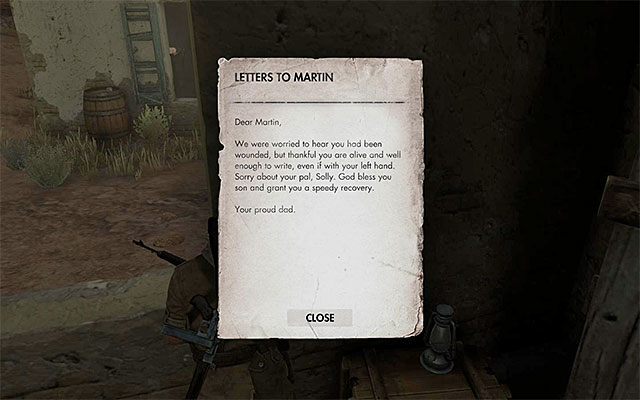 An example collectible (War Diary) - Sniper Elite 3 Afrika: Collectibles - Preliminary information - Sniper Elite 3 Afrika: Mission 8 - Ratte Factory - Sniper Elite III: Afrika Game Guide