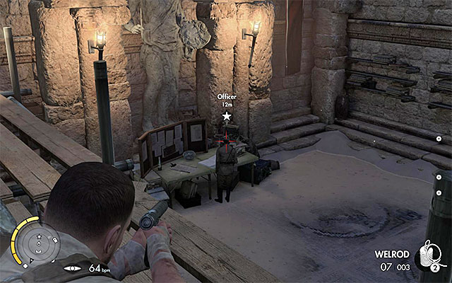 Eliminate the officer and search his corpse - Sniper Elite 3 Afrika: War Diaries Collectibles - Mission 2 - Sniper Elite 3 Afrika: Collectibles - Mission 2 - Sniper Elite III: Afrika Game Guide
