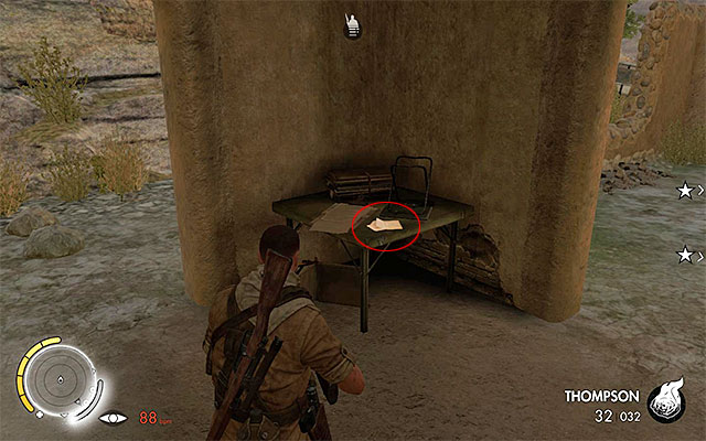 The document is on the table - Sniper Elite 3 Afrika: War Diaries Collectibles - Mission 3 - Sniper Elite 3 Afrika: Collectibles - Mission 3 - Sniper Elite III: Afrika Game Guide