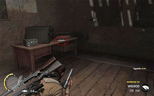 Watch out for the enemy that is staying in the room with the collectible - Sniper Elite 3 Afrika: War Diaries Collectibles - Mission 4 - Sniper Elite 3 Afrika: Collectibles - Mission 4 - Sniper Elite III: Afrika Game Guide