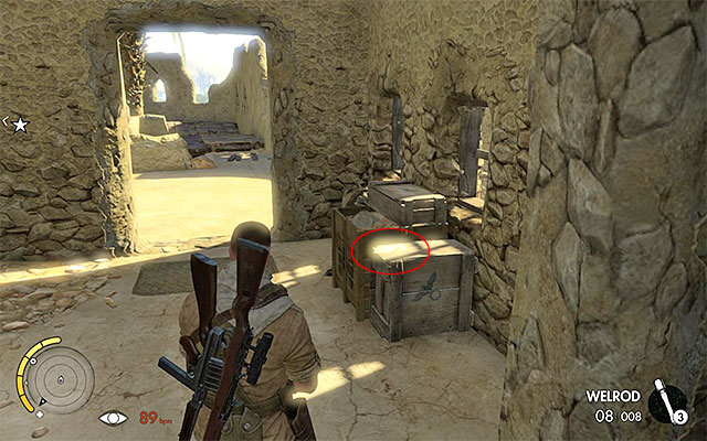 The collectible is on the crate - Sniper Elite 3 Afrika: War Diaries Collectibles - Mission 5 - Sniper Elite 3 Afrika: Collectibles - Mission 5 - Sniper Elite III: Afrika Game Guide