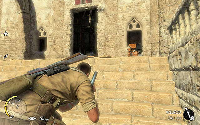 Enter the Northern building and climb to the top of the tower - Sniper Elite 3 Afrika: Long Shots Collectibles - Mission 5 - Sniper Elite 3 Afrika: Collectibles - Mission 5 - Sniper Elite III: Afrika Game Guide