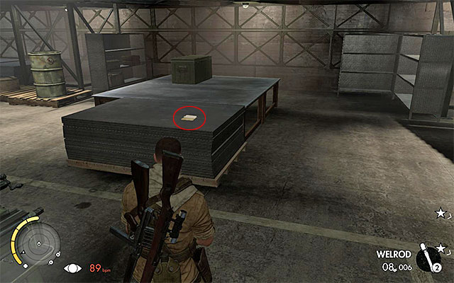 Deal with the enemies before you go for the collectible - Sniper Elite 3 Afrika: War Diaries Collectibles - Mission 8 - Sniper Elite 3 Afrika: Collectibles - Mission 8 - Sniper Elite III: Afrika Game Guide