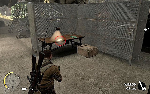 Find the desk with the lit lamp - Sniper Elite 3 Afrika: War Diaries Collectibles - Mission 8 - Sniper Elite 3 Afrika: Collectibles - Mission 8 - Sniper Elite III: Afrika Game Guide