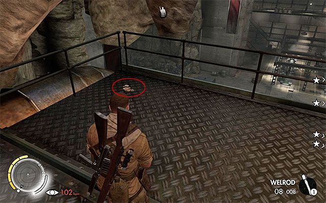 You need to reach the catwalks above - Sniper Elite 3 Afrika: Collectible Cards Collectibles - Mission 8 - Sniper Elite 3 Afrika: Collectibles - Mission 8 - Sniper Elite III: Afrika Game Guide