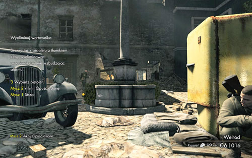 The next stage implies crawling - theres so philosophy here, just use the proper button (hold down [C] for longer) and move further - Prologue - Walkthrough - Sniper Elite V2 Game Guide & Walkthrough