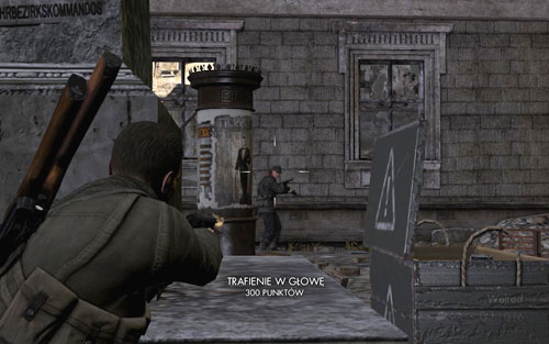 Take the explosive charges - Mission 1 - Schoneberg Convoy - p. 1 - Walkthrough - Sniper Elite V2 Game Guide & Walkthrough