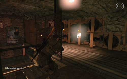 Go up the stairs to plant the first explosive charge [#7] - Mission 2 - Mittelwerk Facility - p. 2 - Walkthrough - Sniper Elite V2 Game Guide & Walkthrough