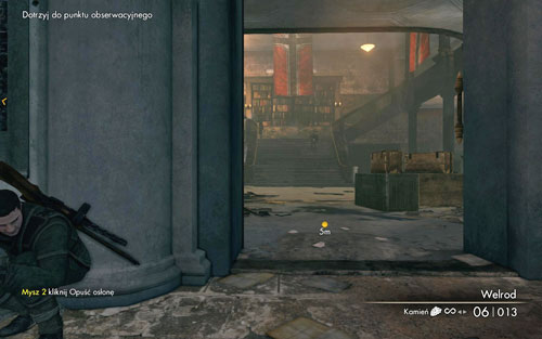 After reaching the destination point [#4], dont run inside at once - you will be greeted by soldiers and a sniper - Mission 4 - Opernplatz - p. 2 - Walkthrough - Sniper Elite V2 Game Guide & Walkthrough