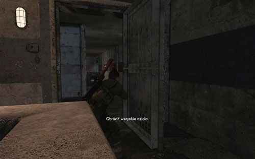 Head onto the 3rd floor and kill the soldier in the corridor - Mission 6 - Tiergarten Flak Tower - p. 2 - Walkthrough - Sniper Elite V2 Game Guide & Walkthrough