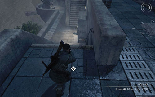 Once its clear, move further towards the next set of stairs [#5] which will take you to the crane room - you should come across an enemy soldiers by the entrance - Mission 6 - Tiergarten Flak Tower - p. 2 - Walkthrough - Sniper Elite V2 Game Guide & Walkthrough