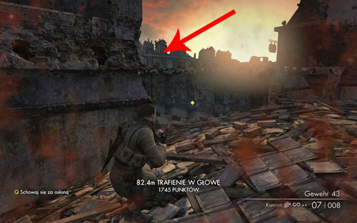 Head towards the square [#5] - Mission 7 - Karlshorst Command Post - p. 2 - Walkthrough - Sniper Elite V2 Game Guide & Walkthrough