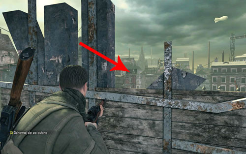 The second sniper - on the red building - Mission 8 - Kreuzberg Headquarters - p. 2 - Walkthrough - Sniper Elite V2 Game Guide & Walkthrough