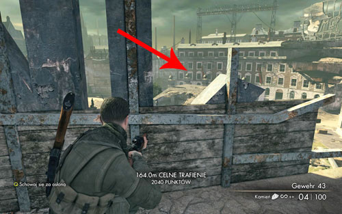 Inside one of the windows of the buildings from which you took the first documents - Mission 8 - Kreuzberg Headquarters - p. 2 - Walkthrough - Sniper Elite V2 Game Guide & Walkthrough