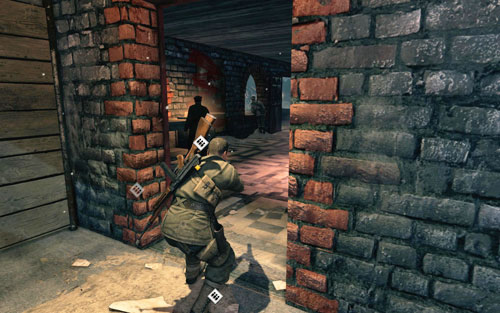 Head up towards the car, with which you will reach the proper part of the compound [#5] - Mission 9 - Koepenick Launch Site - Walkthrough - Sniper Elite V2 Game Guide & Walkthrough