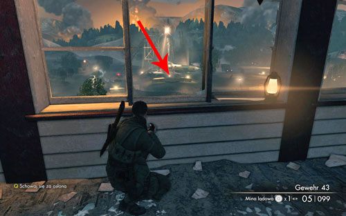 One of the equally important places on the map is the sniper post directly across - sometimes you might be able to spot an enemy heading that way and you shouldnt let him reach it - Mission 9 - Koepenick Launch Site - Walkthrough - Sniper Elite V2 Game Guide & Walkthrough